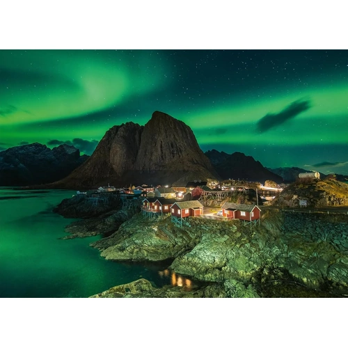 Ravensburger - Northern Lights Over Hamnoy, Norway Puzzle 1000pc