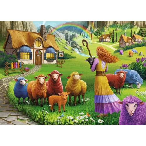 Ravensburger - The Happy Sheep Yarn Shop Puzzle 1000pc