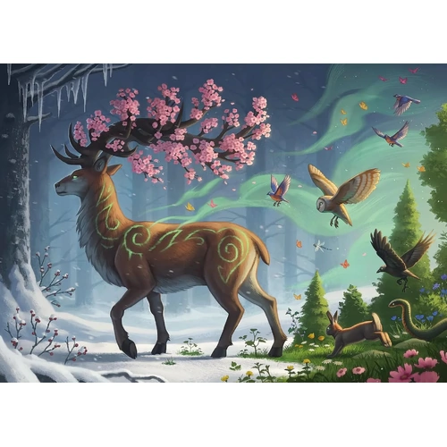 Ravensburger - Spring Deer Puzzle 1000pc