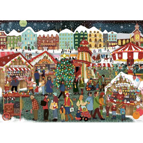 Ravensburger - Christmas Market Puzzle 1000pc