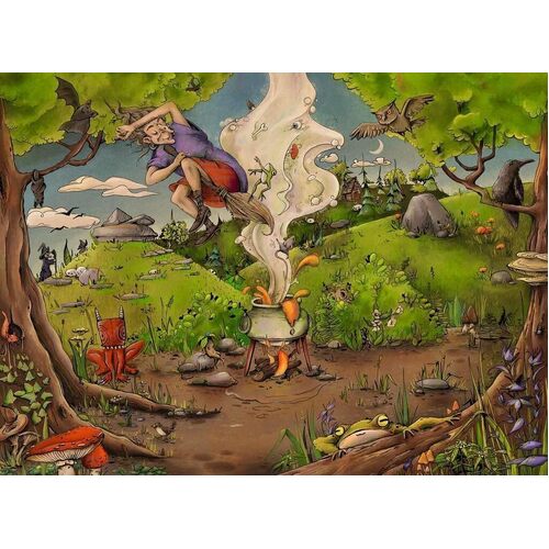 Ravensburger - Forest Witch Puzzle 500pc