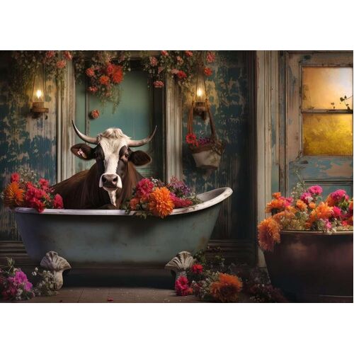 Ravensburger - The Cow In The Bathtub Puzzle 1000pc