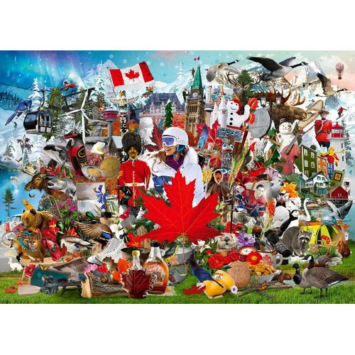 Ravensburger - Oh Canada! Puzzle 1000pc