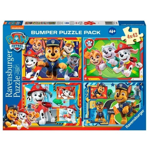 Ravensburger - Paw Patrol Bumper Puzzle Pack 4x42pc