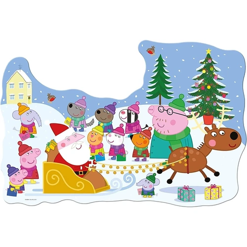 Ravensburger - Peppa Pig Christmas Giant Floor Puzzle 32pc