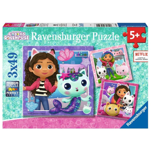 Ravensburger - Gabby's Dollhouse Puzzle 3x49pc