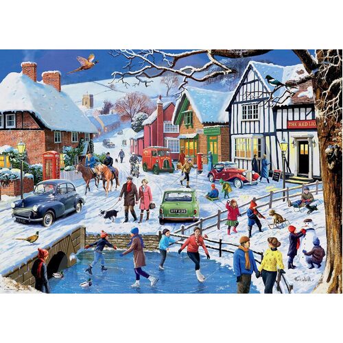 Ravensburger - Leisure Days: Winter Village Puzzle 1000pc