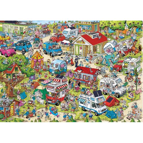 Ravensburger - Holiday Resort 1 - The Campsite Puzzle 1000pc