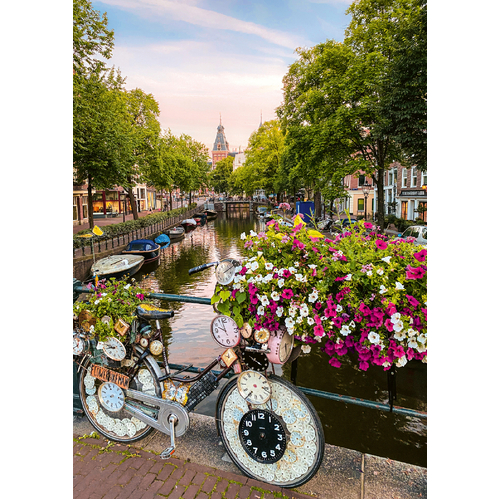 Ravensburger - Bicycle and Flowers in Amsterdam Puzzle 1000pc