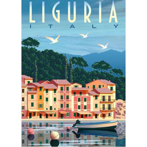 Ravensburger - Postcard From Liguria Puzzle 1000pc