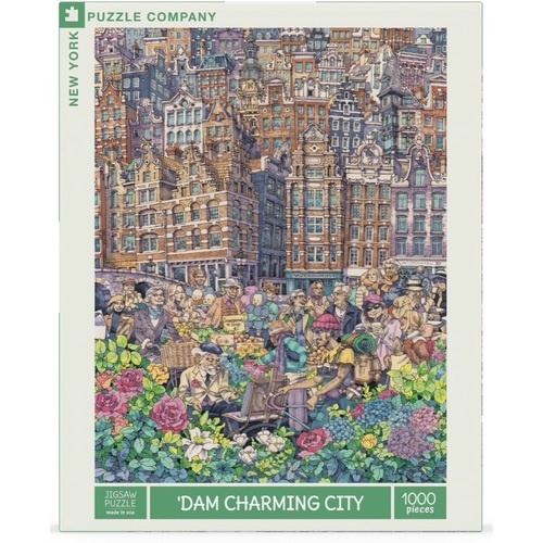 New York Puzzle Company - Dam Charming City Puzzle 1000pc