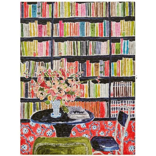 WerkShoppe - Books with Flowers Puzzle 500pc